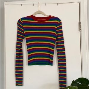 Rainbow long sleeve t-shirt